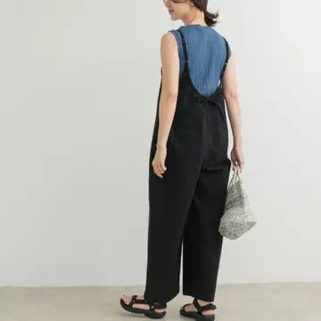 어반 리서치 코튼 린넨 백 개더 살로펫