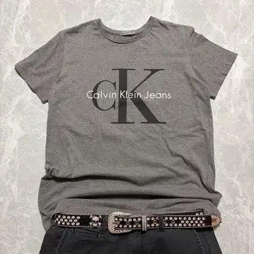 00s [Calvin Klein] 로고 티/Y2K 스웩 테크