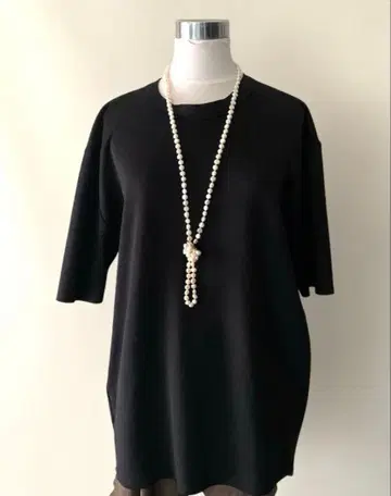 ZARA 백 지퍼 고급 티셔츠
