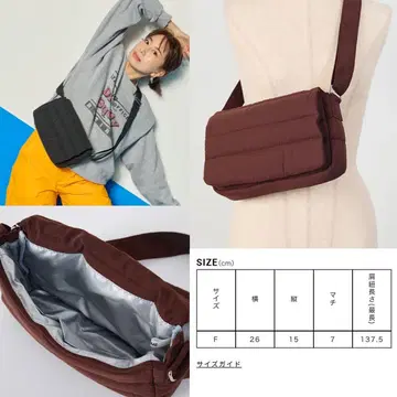 FORME 히가시하라 아키 에어컨 숄더백 브라운