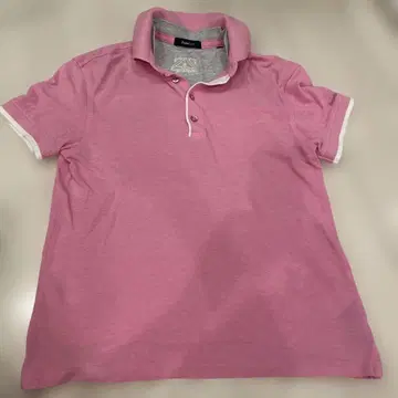 Zegna Sport 피케 셔츠 핑크 반팔