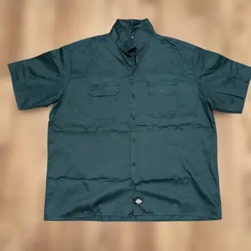 Dickies 워크 셔츠 다크 그린 XL