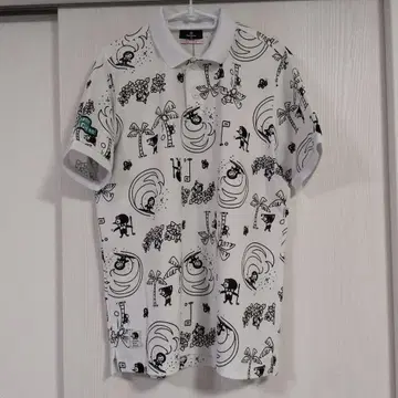 Munsingwear x TAROUT 콜라보 올 패턴 피케 셔츠
