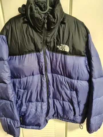 THE NORTH FACE 700 다운 자켓 퍼플 블랙