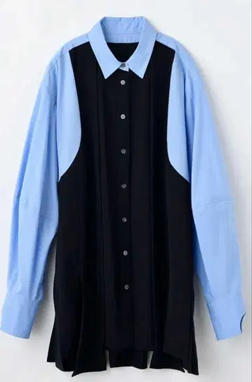 엔폴드 PANEL-HEM PULLOVER 다크 네이비 셔츠