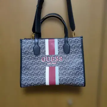 GUESS 숄더백 2way 모노그램 패턴