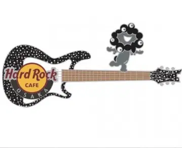 Black Myaku Myaku Guitar Pin 하드 록 카페 한정판