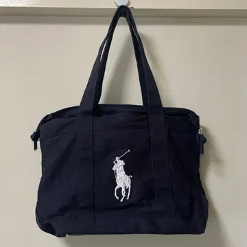 POLO 폴로 랄프 로렌 토트백 네이비 자수 로고