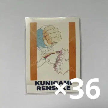 블루 록 에고전 파샤코레 쿠니가미 렌스케 36장