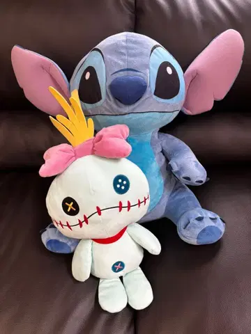 스티치 스크램프 BIG 봉제 인형 2개