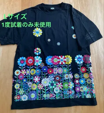 무라카미 다카시 모노노케 교토 반팔 T셔츠 블랙 L