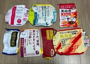 크라시에 파우치 가챠가챠 한방 파우치 전 시리즈 풀컴프 7종 세트