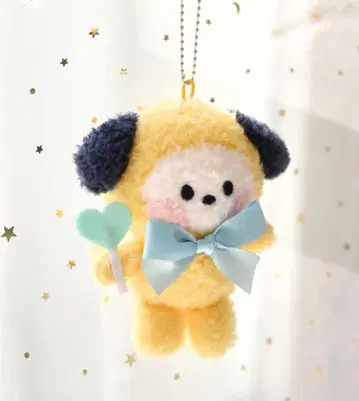BT21 Angel PLUSH KEYRING CHIMMY