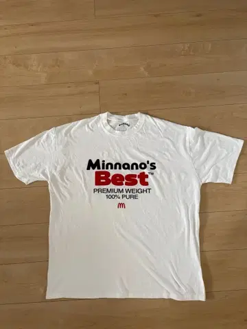 MIN-NANO MINNANO 90's Best Tee 티셔츠 화이트