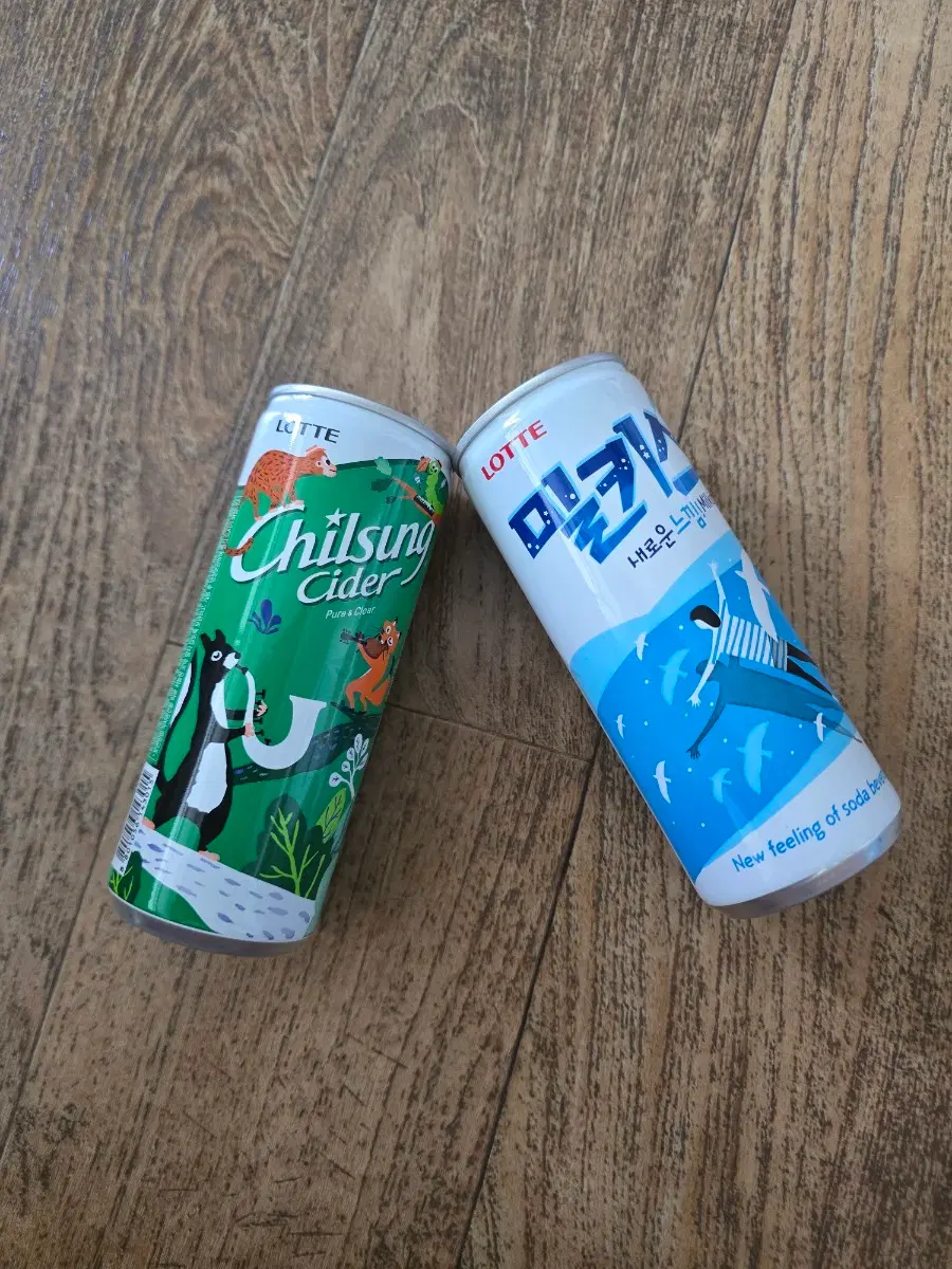빈캔 칠성사이다 밀키스 스페셜디자인  250ml