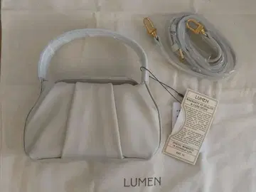 LUMEN 숄더백 핸드백 MISTY WHITE
