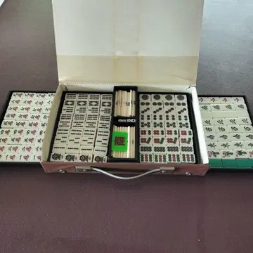 [레트로] 마작패 세트 케이스 포함 알코올 소독 완료