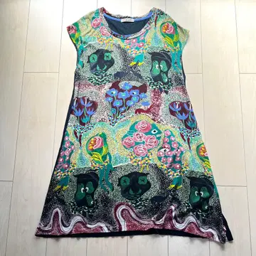 TSUMORI CHISATO 츠모리치사토 꽃무늬 니트 원피스