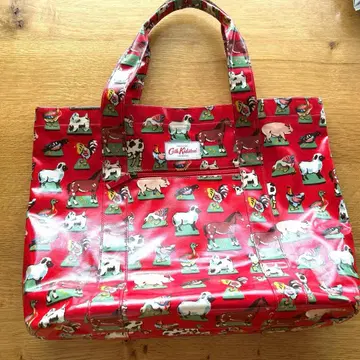 Cath Kidston 토트백 동물 패턴 레드