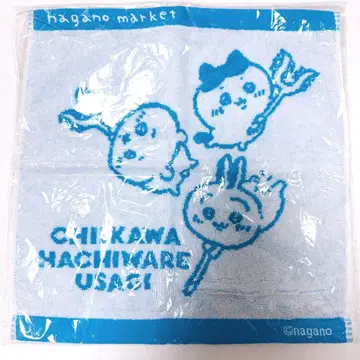 [익명 배송] 나가노 마켓 치이카와 (먼작귀) 원 컬러 자카드 핸드 타월