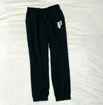 팻랭크 P 로고 조거 팬츠 나일론 팬츠 블랙 L