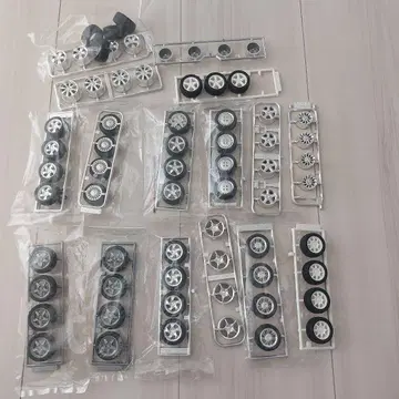 프라모델 휠 타이어 자동차 아오시마
