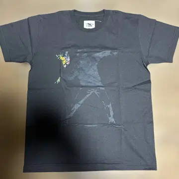 Banksy FlowerBomber 티셔츠 L 미사용 그레이 Banksy