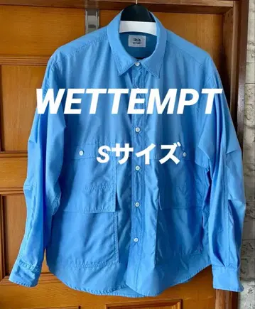 WETTEMPT 멀티 포켓 턱 셔츠 라이트 블루 S