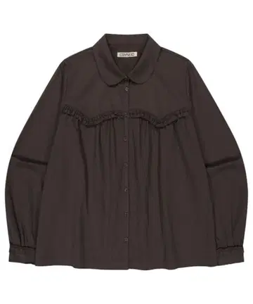 COYSEIO : 25FW / ROUGH CUT FRILL SHIRT