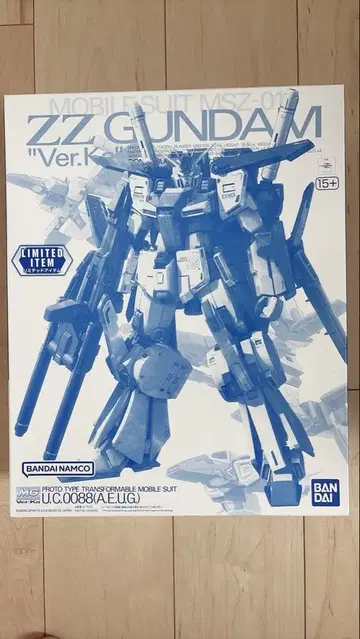 MG ZZ 건담 Ver.Ka [클리어 컬러]