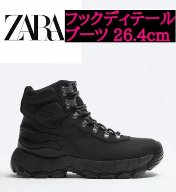 ZARA 후크 디테일 워크 부츠 26.4cm