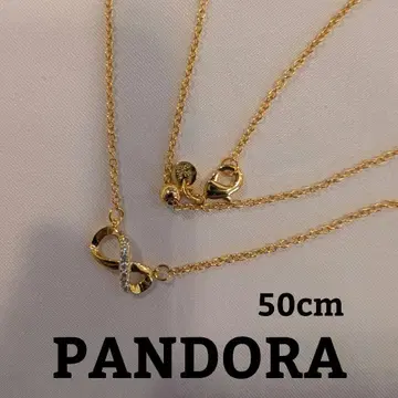 PANDORA 스파클링 인피니티 코리에 목걸이 골드