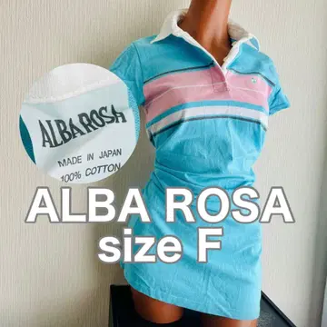 [ 헤이세이 갸루 ] ALBA ROSA 레어! 알바 A라인 반팔 원피스
