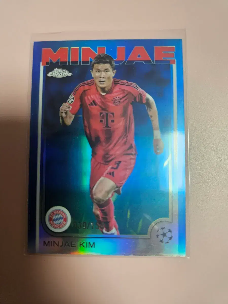 축구)김민재 150장 한정 2024 탑스크롬 리플렉터 카드