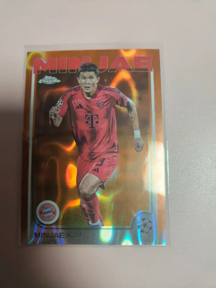 축구)김민재 25장 한정 2024 탑스크롬 리플렉터 카드