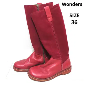[ 새상품급 ] Wonders 스웨이드 집업 부츠