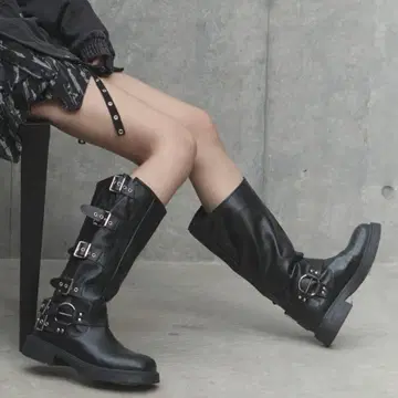 Figments WEGO 엔지니어 부츠 23.5cm 롱 부츠