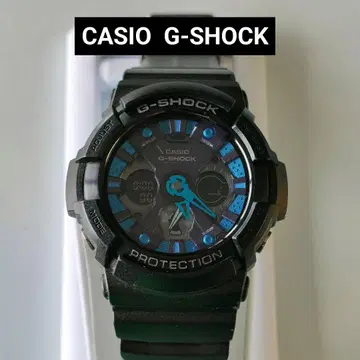 CASIO G-SHOCK 손목시계 GA-200SH 블루