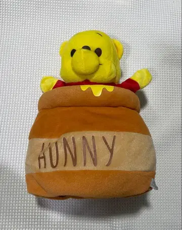 Disney 곰돌이 푸 퍼펫 봉제 인형 꿀 포트