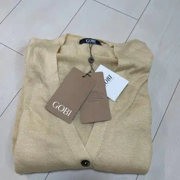 GOBI 롱 가디건 베이지 긴팔
