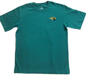 THE NORTH FACE 티셔츠 포셀린 그린 자수 로고
