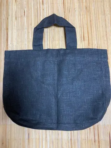 fog linen work 린넨 에코백 라운드형 마찌 포함 브라운