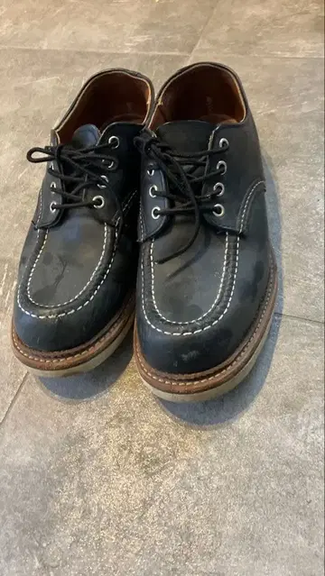 Red Wing 모크 토 옥스퍼드 블랙