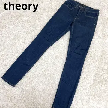 새상품급 띠어리 theory 팬츠 바지 청바지 데님 로고 패치