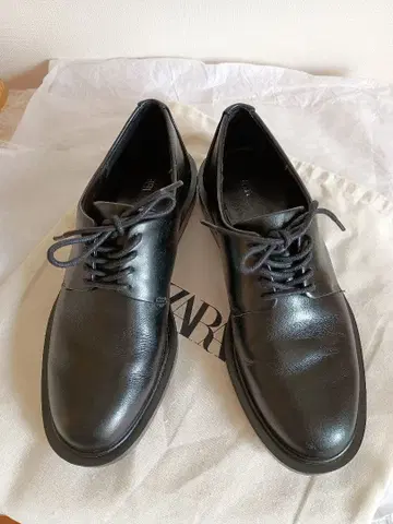 가죽 더비 슈즈 ZARA 24cm