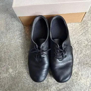 CAMPER 캠퍼 가죽 레이스업 슈즈 블랙 38