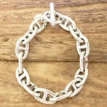 새상품 GOTHIC 앵커 체인 팔찌 라지 실버 925 GM