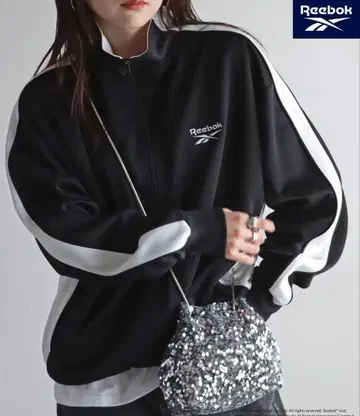 [미사용 새상품] Reebok 트랙 자켓 블랙 M 사이즈