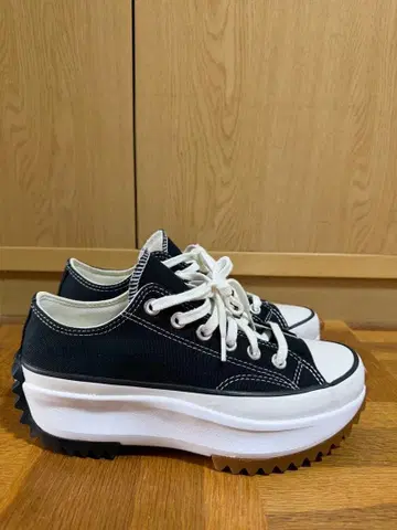 컨버스 한국 한정판 란스타 란스 하이크 로우컷 23.5 블랙