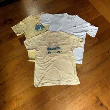 Patagonia 티셔츠 3장 세트